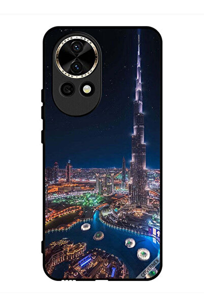 Covernex غطاء حماية لهاتف هواوي نوفا 12 - منظر ليلي لوسط المدينة