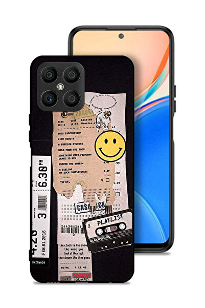 Tolwak غطاء حماية لهاتف Honor X8 4G مع ملصق قائمة تشغيل