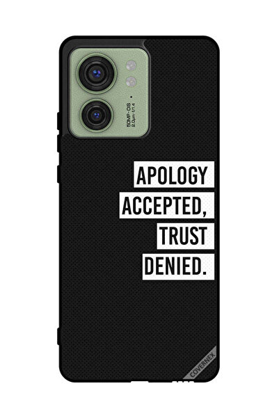 Covernex غطاء حماية لهاتف موتورولا إيدج 40 - اعتذار مقبول - ثقة مرفوضة