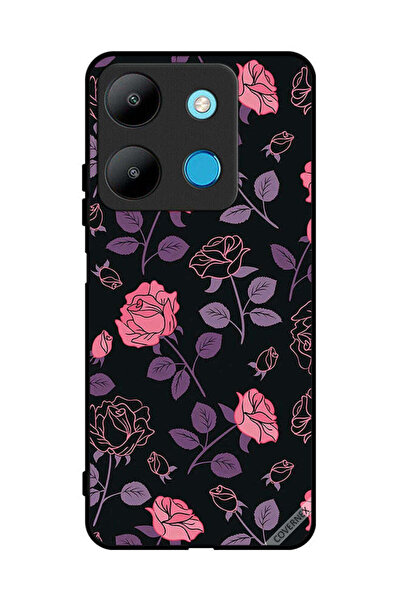 Covernex غطاء حماية لهاتف إنفينيكس سمارت 7 - زهور باستيل جوث