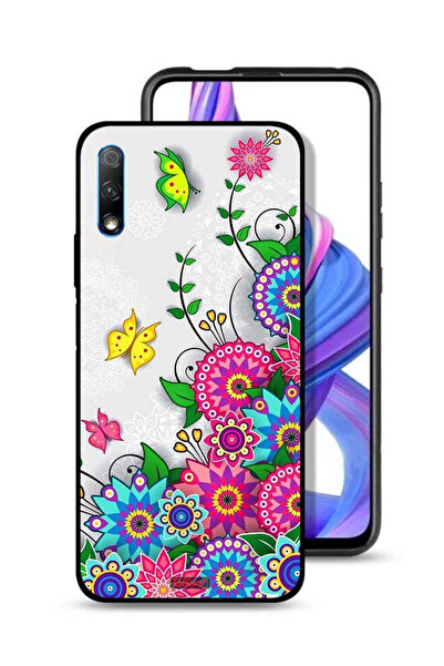 Tolwak غطاء حماية لهاتف Honor 9X (الصين) بنقشة زهور ماندالا