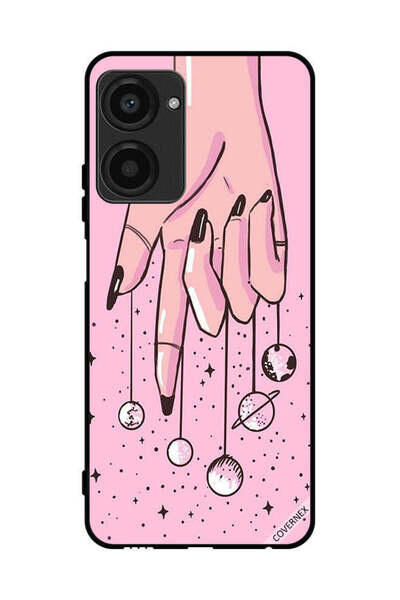 Covernex Protective Case Cover For Realme 10 Pro Planets Hanging From Fingers