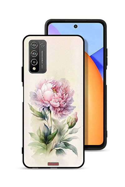 Tolwak Honor 10X Lite Protective Case Cover Watercolor Rose Paint Art