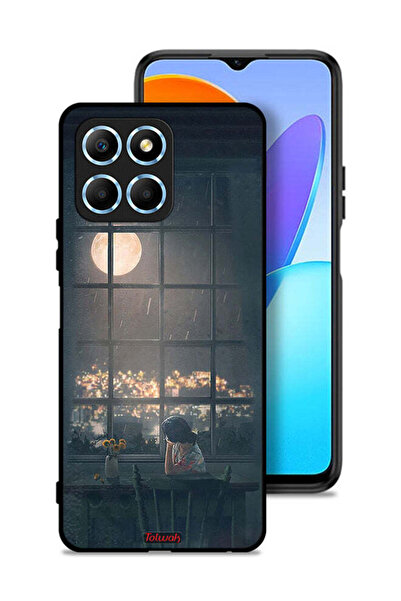 Tolwak غطاء حماية لهاتف Honor X8 5G مع صورة القمر