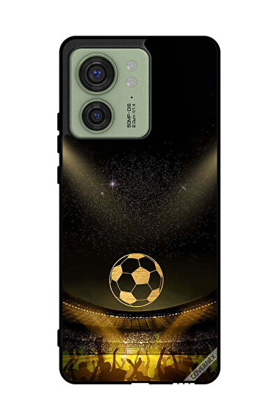 Covernex غطاء حماية لهاتف موتورولا إيدج 40، خلفية فيلم كرة قدم كلاسيكية باللو...