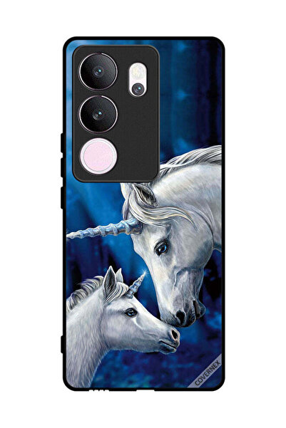 Covernex غطاء حماية لهاتف فيفو V29 برو - محب يونيكورن - طفل يونيكورن