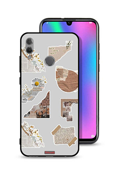 Tolwak غطاء حماية لهاتف Honor 10 Lite مصنوع من قطع من الملصقات الورقية