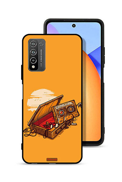 Tolwak غطاء حماية لهاتف Honor 10X Lite مع فن الكاسيت والشريط اللاصق