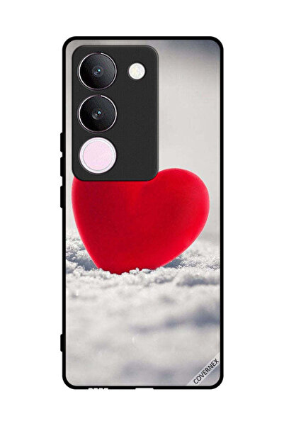 Covernex غطاء حماية لهاتف فيفو V29 - قلب أحمر جميل