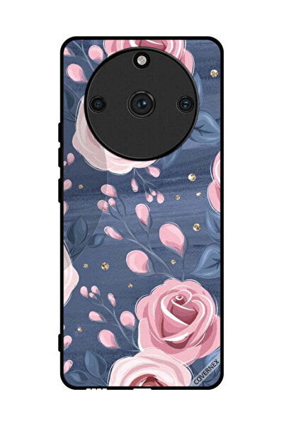 Covernex غطاء حماية لهاتف Realme 11 Pro Plus بنقشة الورود والأوراق