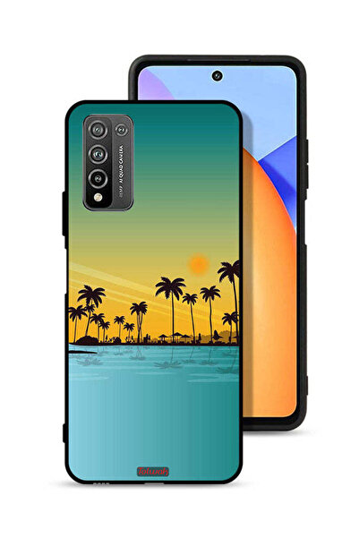 Tolwak Honor 10X Lite Protective Case Cover Scenery Abstract Art