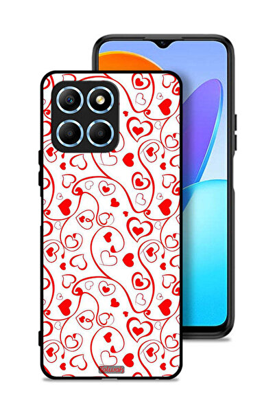 Tolwak غطاء حماية لهاتف Honor X6 بنقشة قلوب
