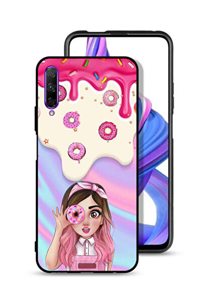 Tolwak غطاء حماية لهاتف Honor 9X Pro يحمل صورة دونات