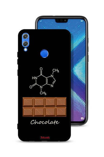 Tolwak غطاء حماية لهاتف Honor 8X بلون الشوكولاتة