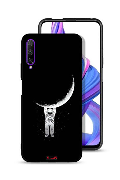 Tolwak غطاء حماية لهاتف Honor 9X Pro معلق على سطح القمر