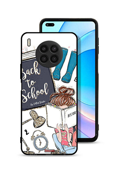 Tolwak غطاء حماية لهاتف هواوي نوفا 8i بطبعة فتاة مدرسية تقرأ التاريخ