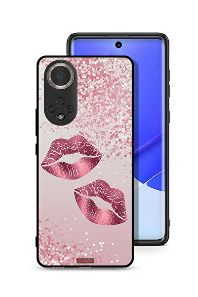 Tolwak غطاء حماية لهاتف Honor 50 برسومات شفاه لامعة