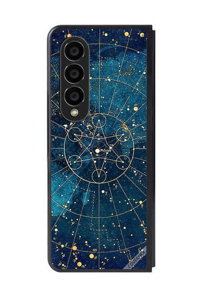 Covernex غطاء حماية لهاتف سامسونج جالاكسي زد فولد 4 بنمط معادلات رياضية