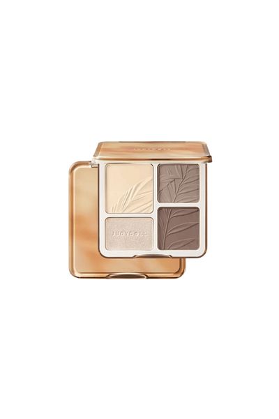 JUDYDOLL 2 IN 1 Highlighter Contour Palette #02 Wood 9 g - palette for contouring and warm