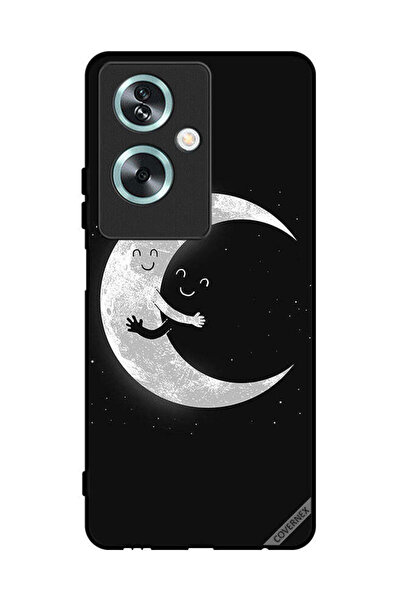 Covernex غطاء حماية لهاتف Oppo A2 عناق القمر والسماء المظلمة