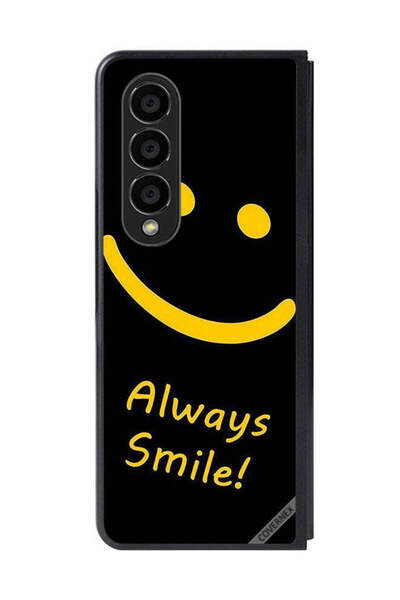 Covernex غطاء حماية لهاتف سامسونج جالاكسي زد فولد 4 - ابتسم دائمًا