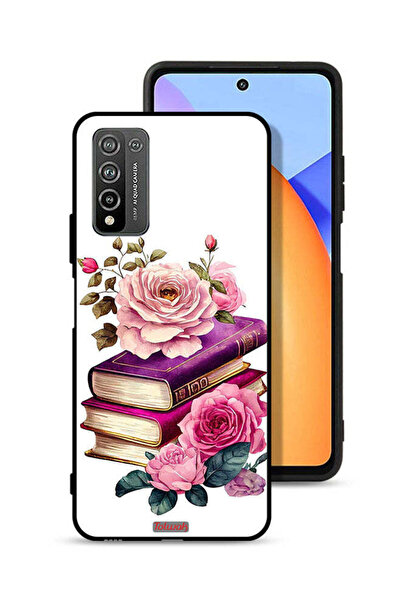 Tolwak Honor 10X Lite Protective Case Cover Roses And Books