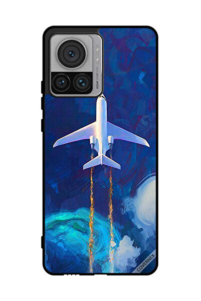 Covernex غطاء حماية لهاتف موتورولا موتو X30 برو - فن الطائرة