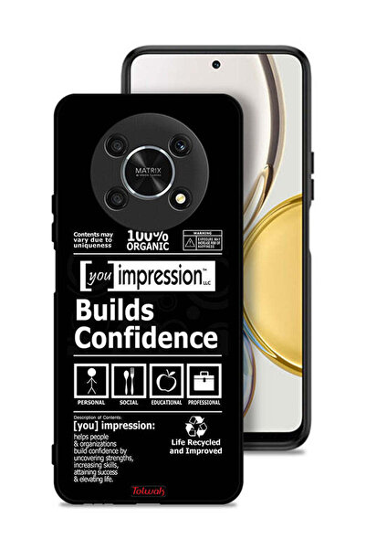 Tolwak Honor X9 5G Protective Case Cover Builds Confidence Sticker