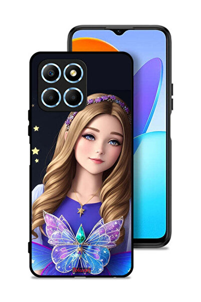 Tolwak غطاء حماية لهاتف Honor X6 - فتاة فراشة لطيفة