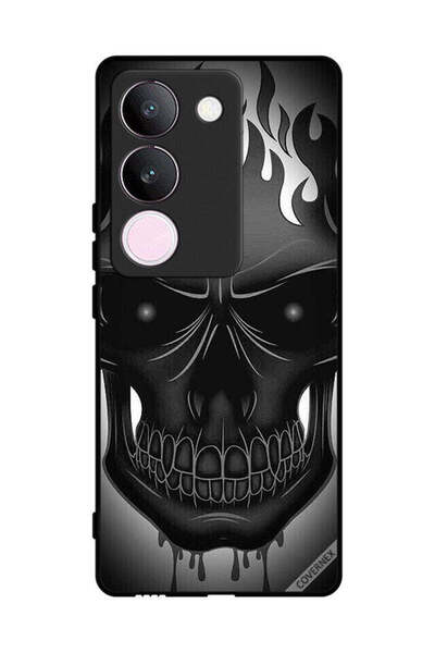 Covernex غطاء حماية لهاتف فيفو S17 - رسمة جمجمة