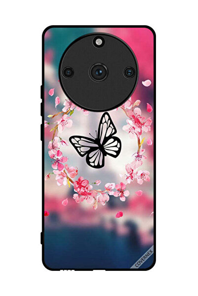 Covernex غطاء حماية لهاتف Realme 11 Pro Plus بتصميم فراشة وحلقة زهور