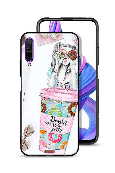 Tolwak غطاء حماية لهاتف Honor 9X Pro - فتاة دونات ووري