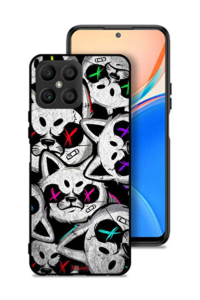 Tolwak غطاء حماية لهاتف Honor X8 4G بطبعة قطط مارشميلو