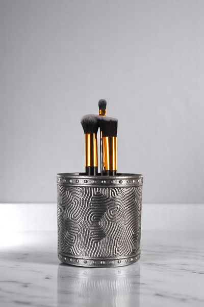 Evene Makeup Organizer Βούρτσα Μακιγιάζ Organizer Organizer Ασημί Αντίκα Χρώμα Μοντέλο 82