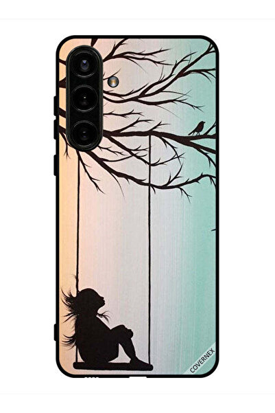 Covernex غطاء حماية لهاتف سامسونج جالاكسي S24 بلس - رسمة فتاة صغيرة حزينة
