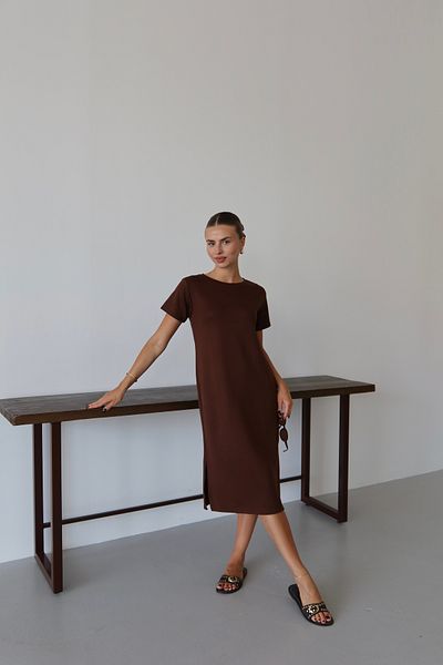 Patreon Rochie modal oversize cu fante laterale