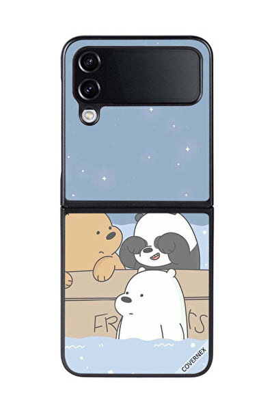 Covernex غطاء حماية لهاتف سامسونج جالاكسي زد فليب 4 - أصدقاء الدببة