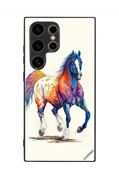 Covernex غطاء حماية لهاتف سامسونج جالاكسي S24 ألترا - رسمة حصان