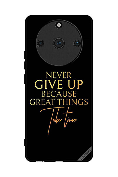 Covernex غطاء حماية لهاتف Realme 11 Pro Plus لا تستسلم أبدًا لأن الأشياء العظ...