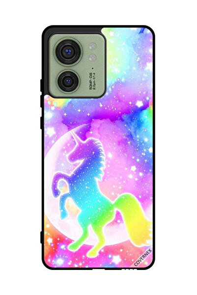 Covernex غطاء حماية لهاتف موتورولا إيدج 40 رينبو يونيكورن