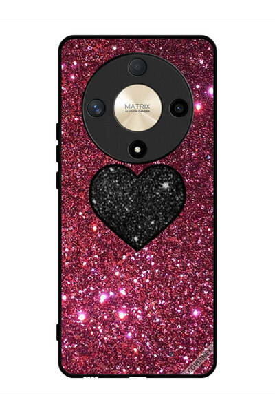 Covernex Protective Case Cover For Honor X9b Heart In Glitters