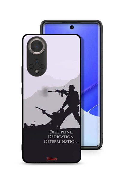 Tolwak غطاء حماية لهاتف Honor 50 بتصميم "الانضباط والتفاني والتصميم"