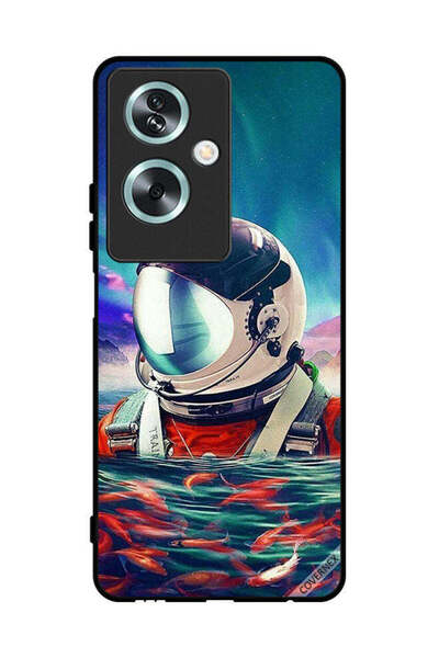 Covernex غطاء حماية لهاتف Oppo A2 رائد فضاء بألوان أسماك البحر