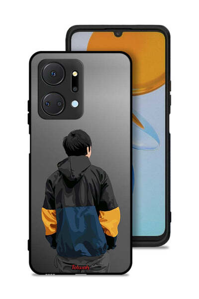 Tolwak غطاء حماية لهاتف Honor X7a بتصميم صورة صبي