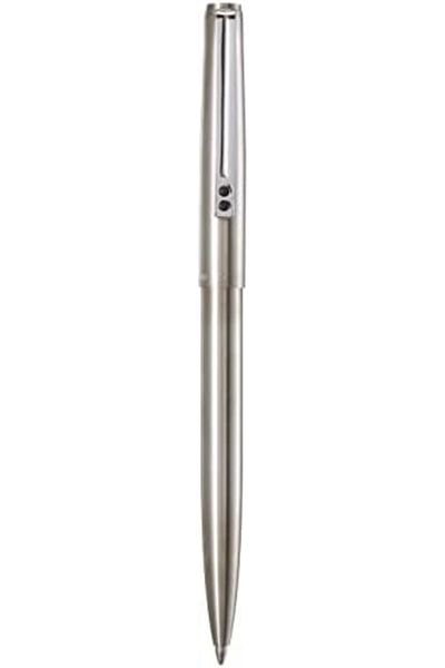 Mena Rise Şirinshop 77 Series 77m Full Chrome Ballpoint Pen with Box 1108107