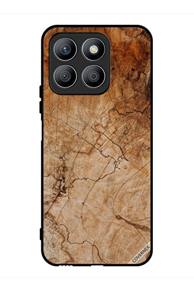 Covernex غطاء حماية لهاتف Honor X8b بنمط خشبي عتيق