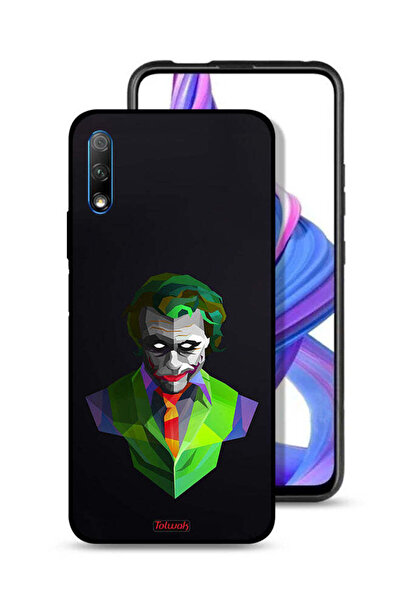 Tolwak غطاء حماية لهاتف Honor 9X (الصين) بتصميم فن تجريدي للجوكر