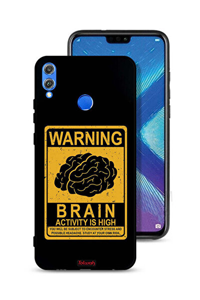 Tolwak غطاء حماية لهاتف Honor 8X تحذير من ارتفاع نشاط الدماغ