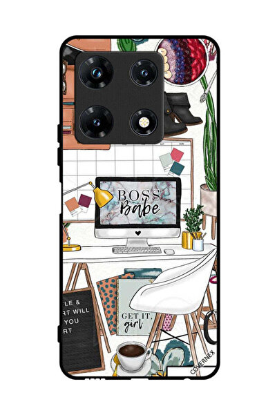 Covernex غطاء حماية لجهاز Infinix Note 30 Pro - مشبك فني من Boss Babe