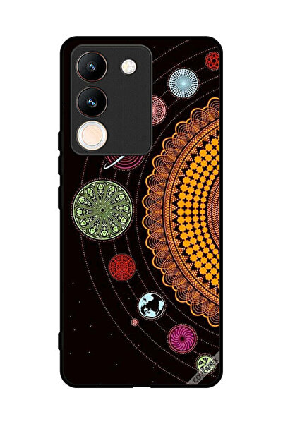 Covernex غطاء حماية لهاتف فيفو Y200 - فن ماندالا للنظام الشمسي